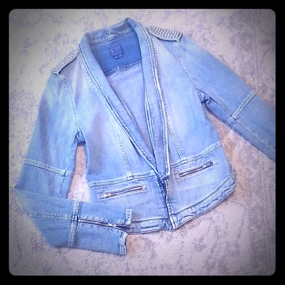 Guess Studded Denim Jacket